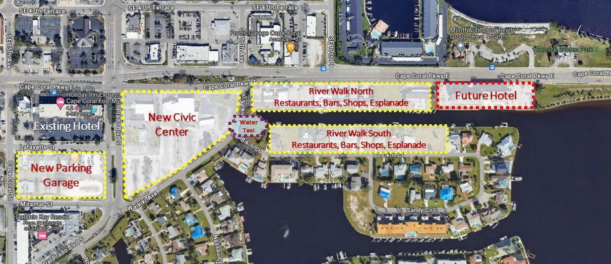 Downtown Civic Center - Entertainment District parcels ID